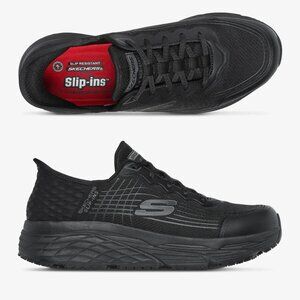Skechers Men’s Slip-ins Max Cushioning Elite Slip Resistant Work Shoes Size 11.5